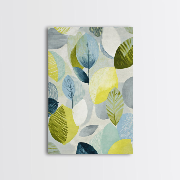 Fresh Citrus and Leaves for Bright Optimism Framed Canvas Print, Medical Office Art, Anatomy Poster, Office Decor, Oil Painting, MOA-2x3-8
