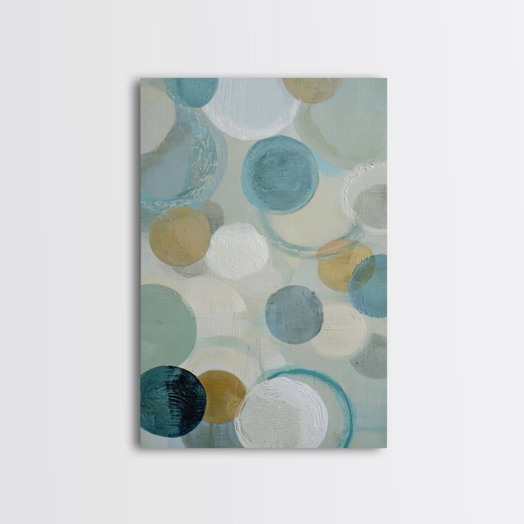 Abstract Cells and Circles as Soothing Pattern Canvas Print, Medical Office Art, Medical Office Decor, Office Decor, Calm, MOA-2x3-85