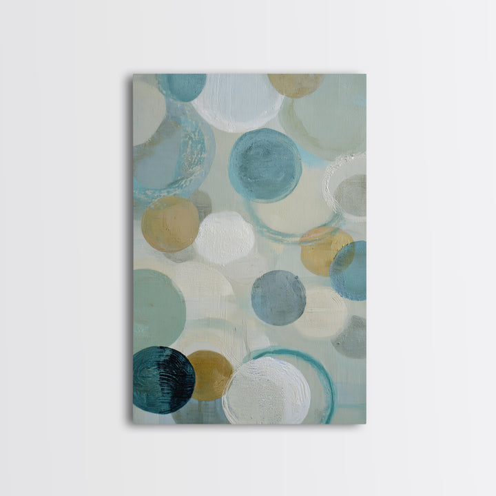 Abstract Cells and Circles as Soothing Pattern Canvas Print, Medical Office Art, Medical Office Decor, Office Decor, Calm, MOA-2x3-85