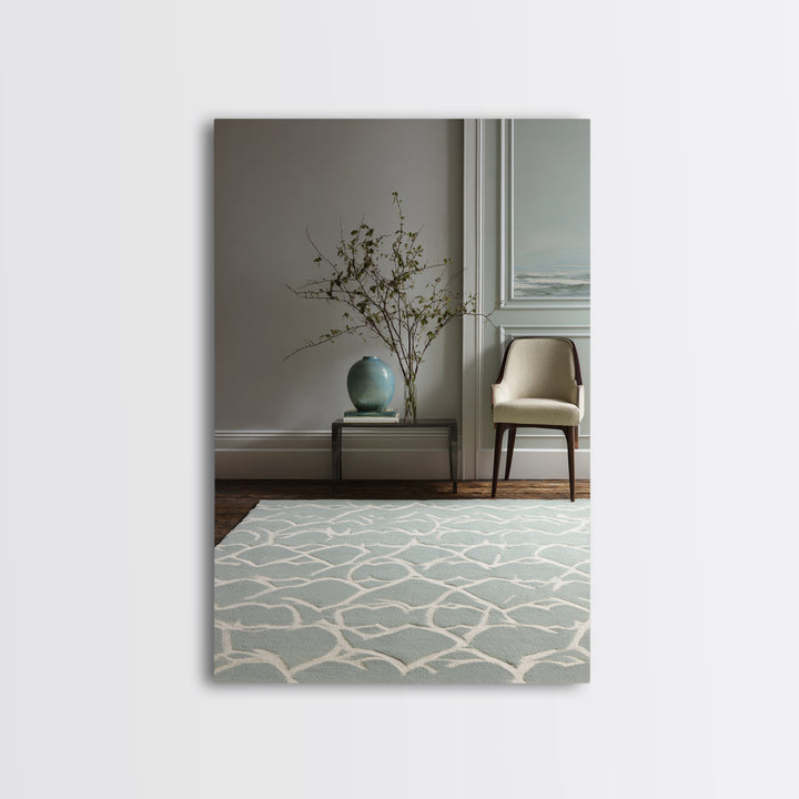 Clean Geometric Composition Framed Canvas Print, Medical Office Art, Printable Art, Office Decor, Calm, Medical Wall Art, MOA-2x3-90