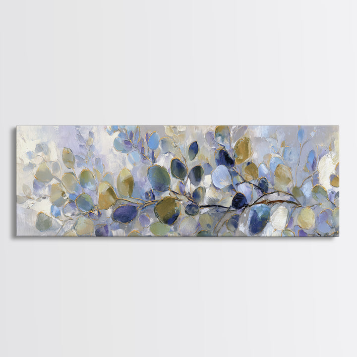 Lavender Botanical Still Life Canvas Print, Medical Office Art, Dental Office Decor, Office Decor, Oil Painting, Calm, MOA-3x1-13