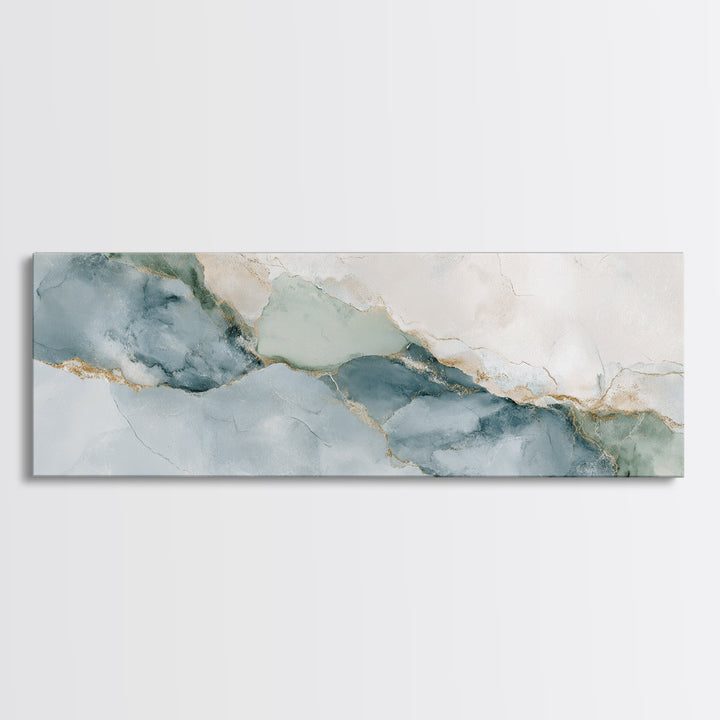 Subtle Marble Texture Canvas Print, Medical Office Art, Art Print, Office Decor, Calm, Printable Art, Medical Student Gift, MOA-3x1-35