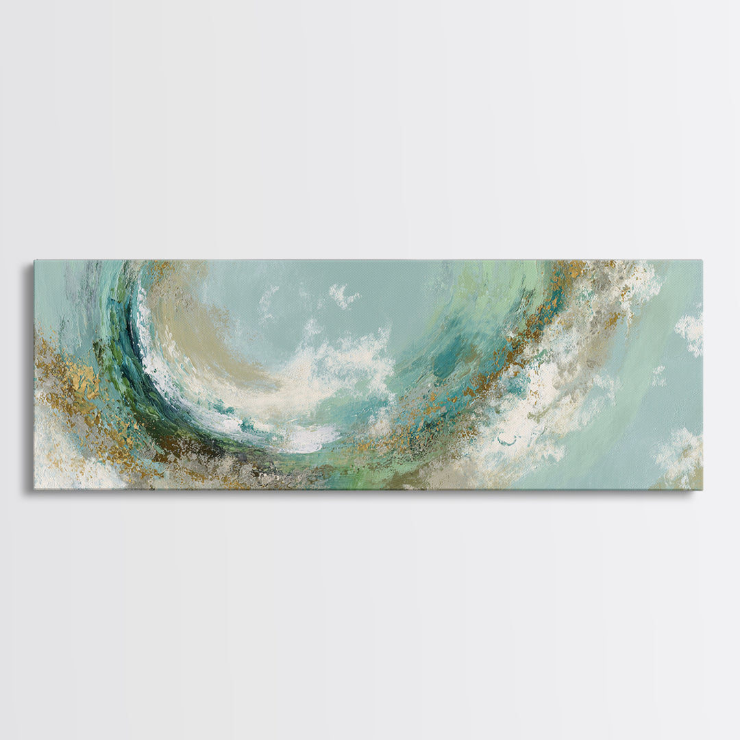 Abstract Healing Spiral Framed Canvas Print, Medical Office Art, Dental Office Decor, Office Decor, Abstract Art, Calm, MOA-3x1-79
