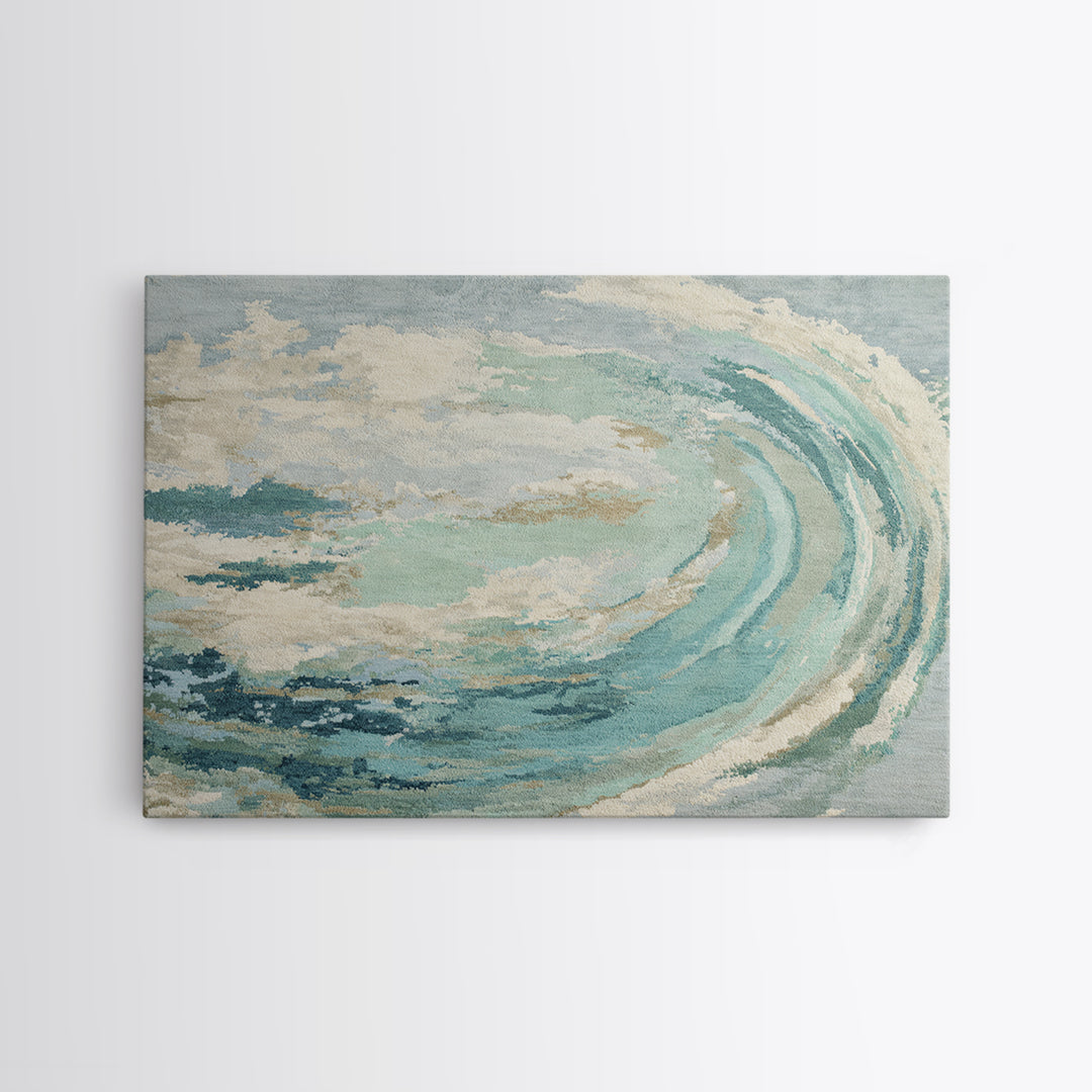 Abstract Healing Spiral Framed Canvas Print, Medical Office Art, Brain Art, Office Decor, Abstract Art, Calm, Boho Decor, MOA-3x2-19