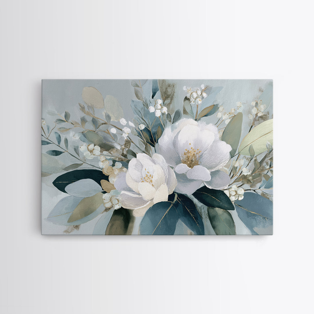 Lavender Botanical Still Life Canvas Print, Medical Office Art, Heart Anatomy Print, Office Decor, Oil Painting, Calm, MOA-3x2-49