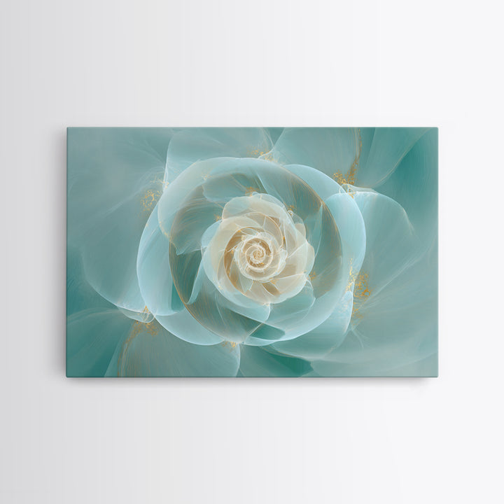 Abstract Healing Spiral Canvas Print, Medical Office Art, Textured Painting, Office Decor, Abstract Art, Calm, Minimalist Art, MOA-3x2-67