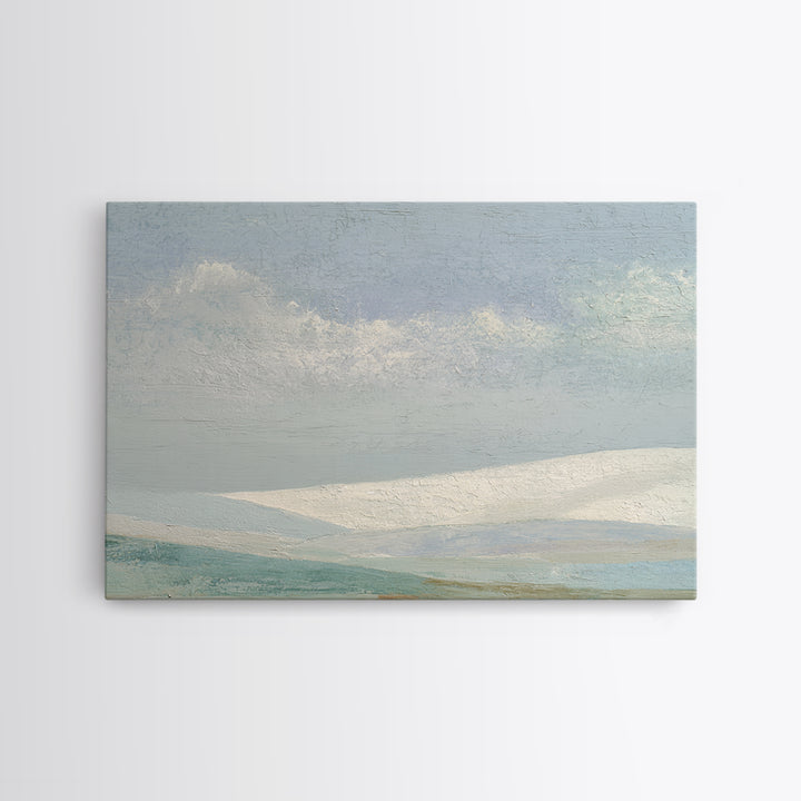 Coastal Shells and Water Study Framed Canvas Print, Medical Office Art, Art Print, Office Decor, Fine Art, Calm, Printable Art, MOA-3x2-96