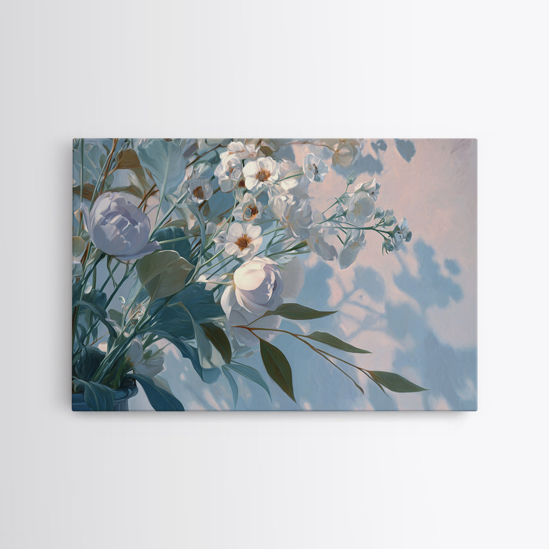 Lavender Botanical Still Life Framed Canvas Print, Medical Office Art, Medical School, Office Decor, Watercolor Art, Calm, MOA-3x2-97