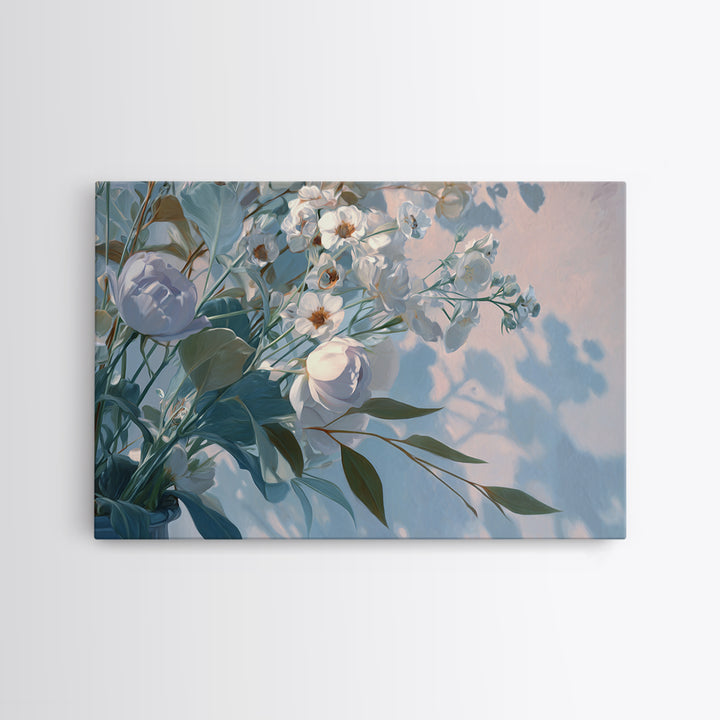Lavender Botanical Still Life Framed Canvas Print, Medical Office Art, Medical School, Office Decor, Watercolor Art, Calm, MOA-3x2-97
