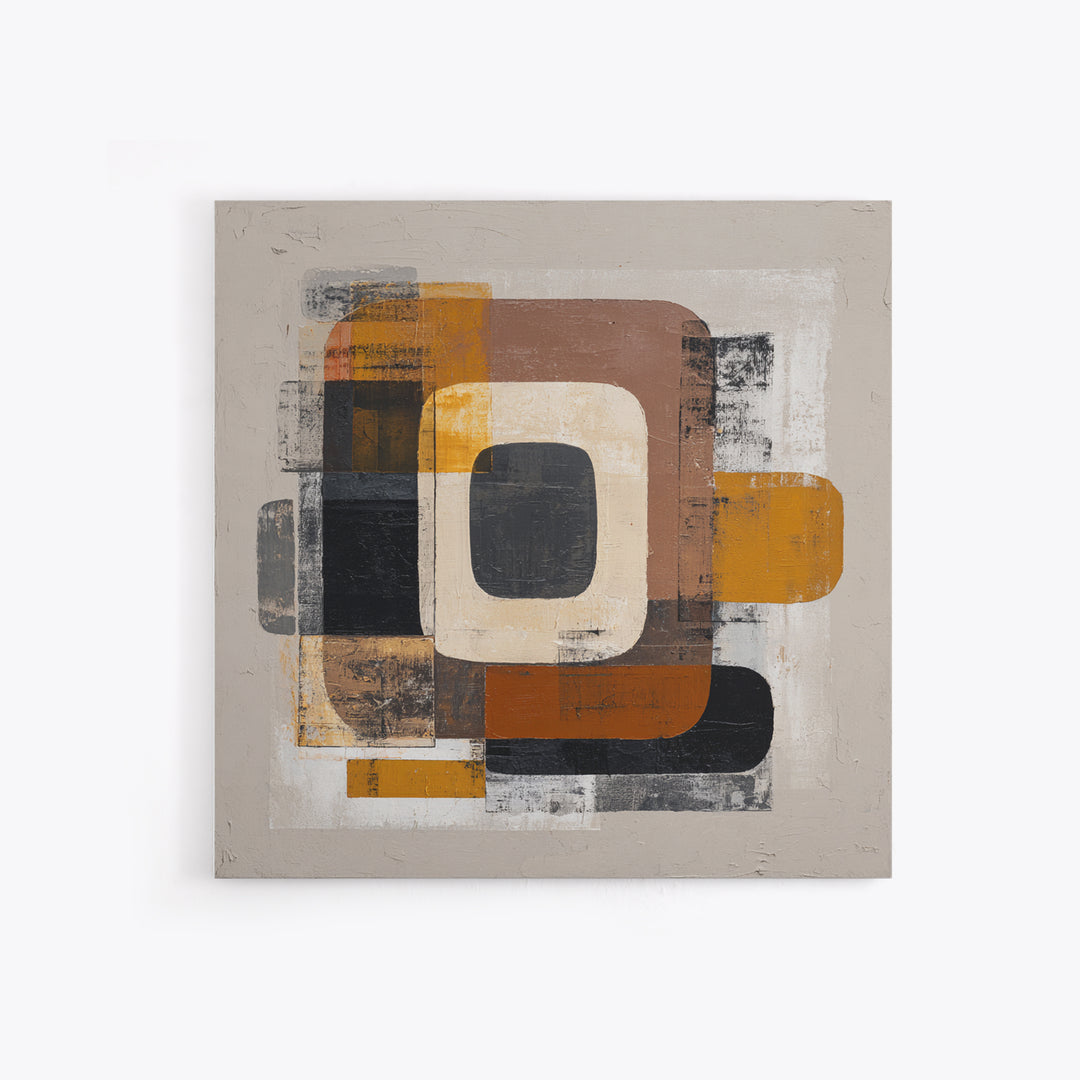 Bold Abstract Composition Canvas Print, Modern Art, Modern Decor, Living Room Decor, Abstract Art, Modern, Home Decor, MOD-1x1-25