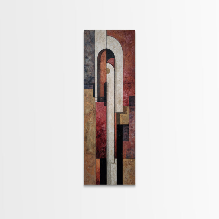 Architectural Arch Composition Canvas Print, Modern Art, Artwork, Living Room Decor, Fine Art, Modern 381, Set of Prints, MOD-1x3-81