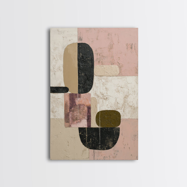 Modern Landscape with Simplified Horizon Canvas Print, Modern Art, Large Wall Art, Living Room Decor, Oil Painting, Modern, MOD-2x3-65