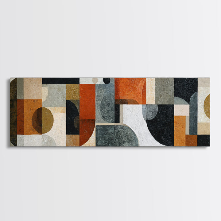 Bold Abstract Composition Canvas Print, Modern Art, Living Room Wall Art, Living Room Decor, Abstract Art, Modern, Boho Decor, MOD-3x1-41