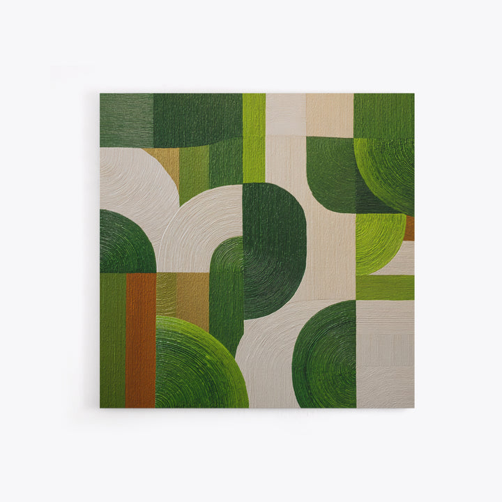 Green Botanical Study Canvas Print, Monochrome Art, Neutral Decor, Living Room Decor, Fine Art, Mono, Home Decor, Poster, MON-1x1-75