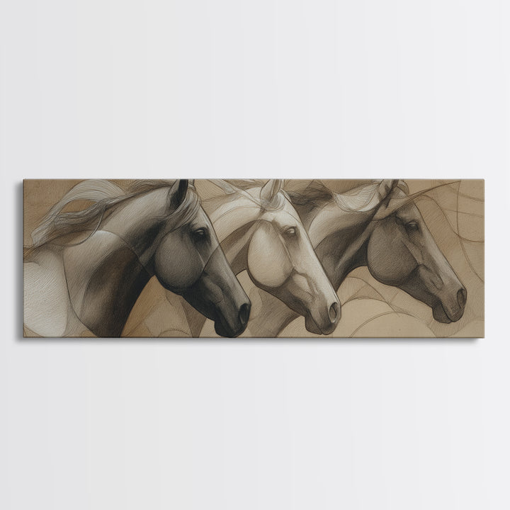 Ivory White Plaster Texture Composition Framed Canvas Print, Monochrome Art, Bird Art, Living Room Decor, Fine Art, Mono, MON-3x1-69
