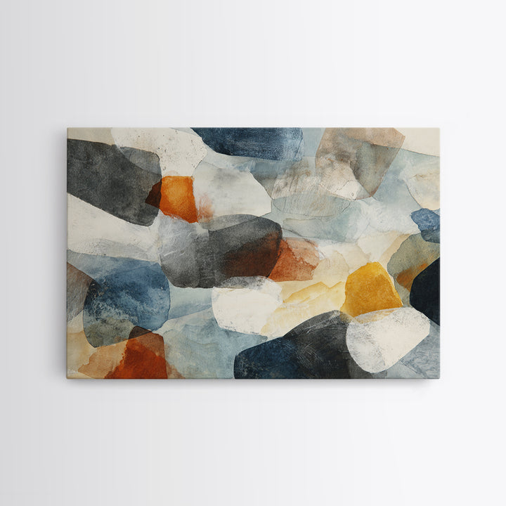 Black Ink Abstract Canvas Print, Monochrome Art, Printable Art, Living Room Decor, Abstract Art, Mono, Minimalist Wall Art, MON-3x2-58