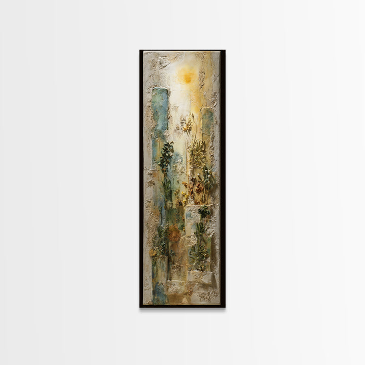 Brass Lantern Still Life Casting Lace Shadows Canvas Print, Moroccan Art, Printable Wall Art, Living Room Decor, Marrakesh, MOR-1x3-69