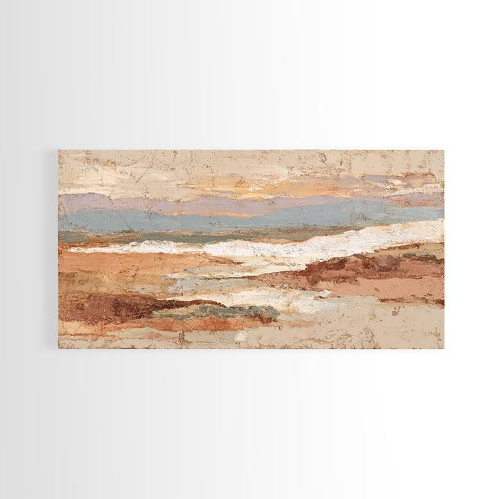 Sahara Dune Waves Framed Canvas Print, Moroccan Art, Wall Decor, Living Room Decor, Marrakesh 140, Boho Decor, Set of Prints, MOR-2x1-40