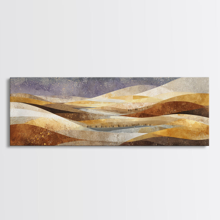 Sahara Dune Waves Canvas Print, Moroccan Art, Neutral Decor, Living Room Decor, Fine Art, Marrakesh, Wall Decor, Art Prints, MOR-3x1-36