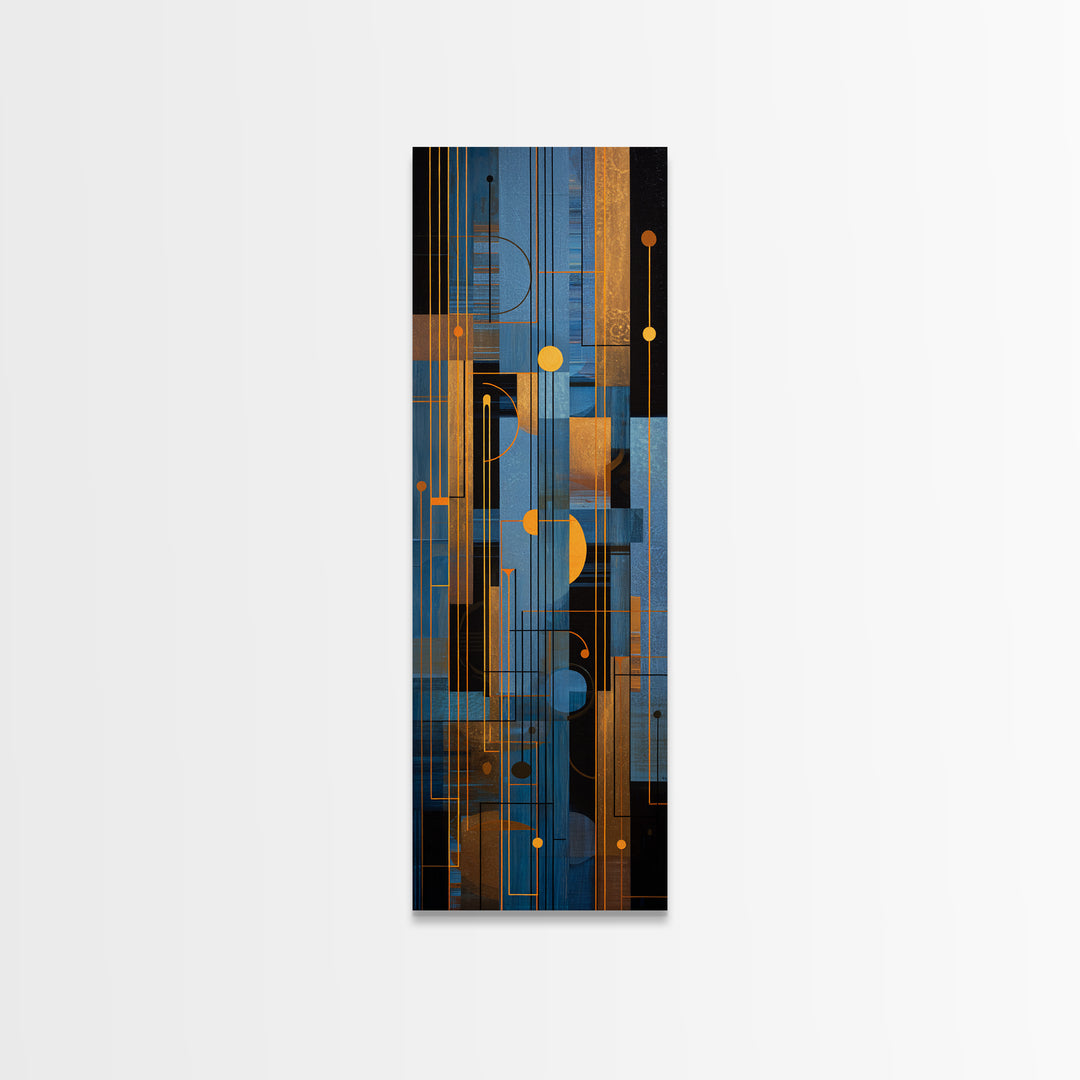Album Cover Abstract Grid Canvas Print, Music Studio Art, Music Lover, Studio Decor, Abstract Art, Rhythm, Minimalist Decor, MSA-1x3-78