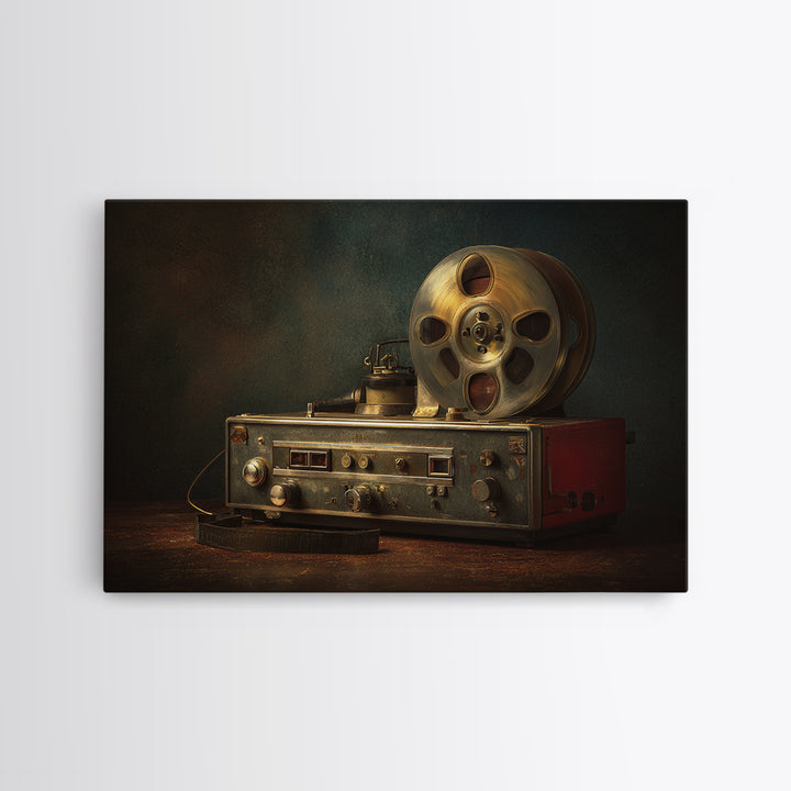 Recording Tape Reel Canvas Print, Music Studio Art, Music Wall Art, Studio Decor, Fine Art, Rhythm, Teen Room Decor, Music Gift, MSA-3x2-42