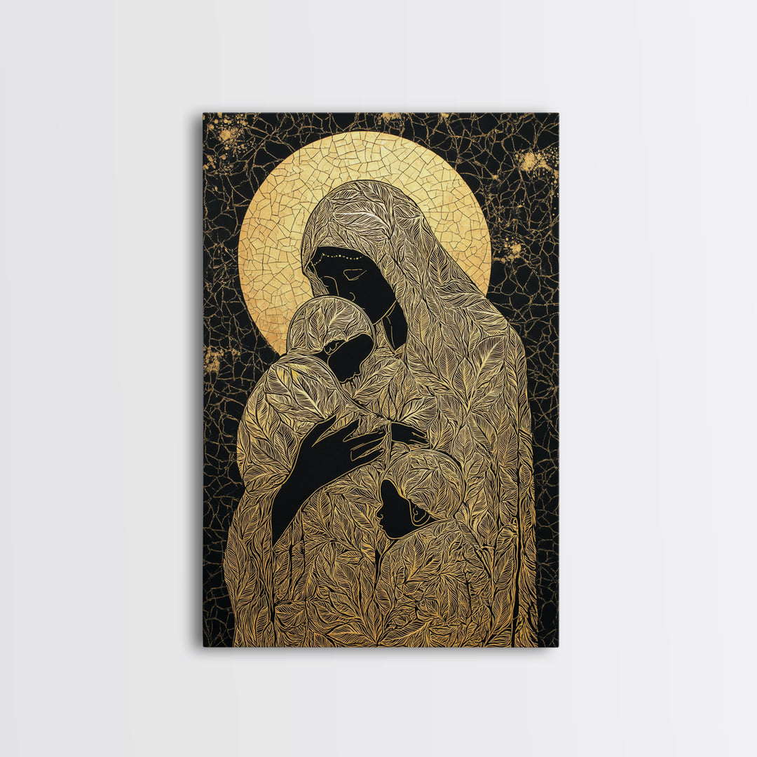 Hermes Greek God Leaping, Mythology Divine Messenger, Canvas Gold Art Print, Ancient Greek Wall Decor, Real Wood Frame