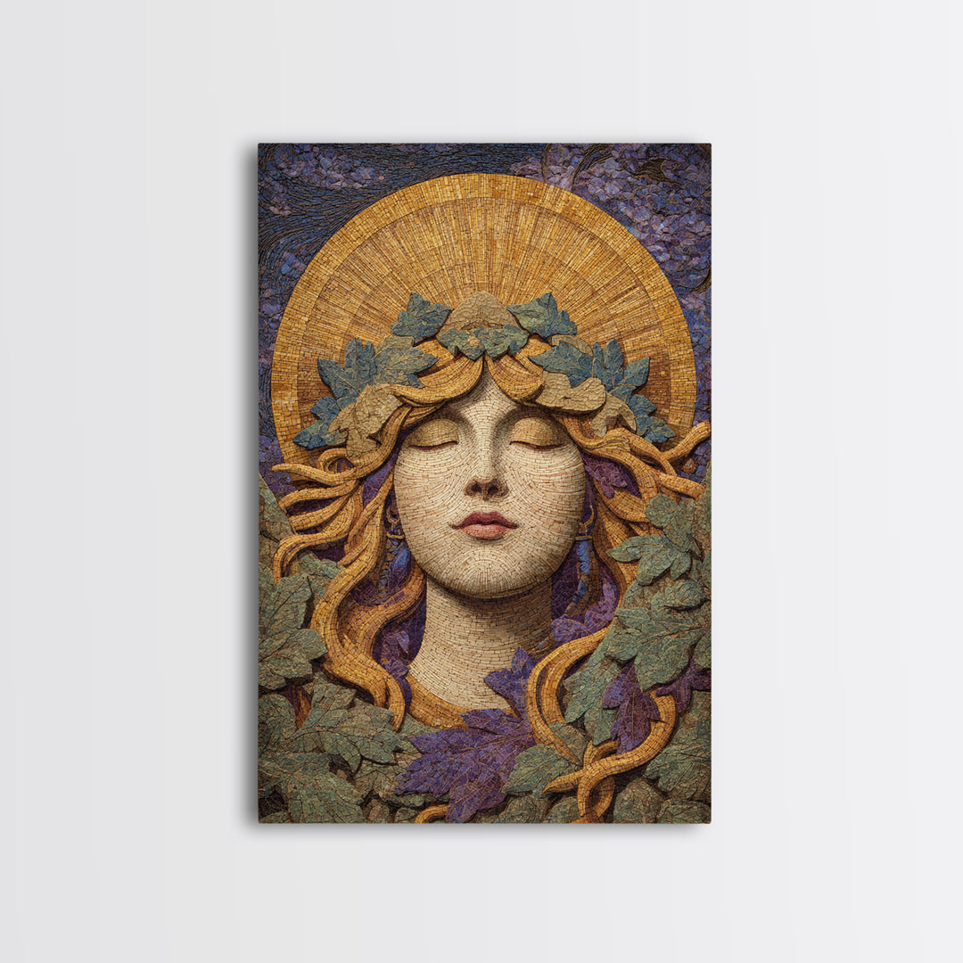 Apollo Sun God Framed Canvas Print, Mythological Art, Wall Art, Living Room Decor, Fine Art, Legend, Artwork, Framed Wall Art, MYT-2x3-38
