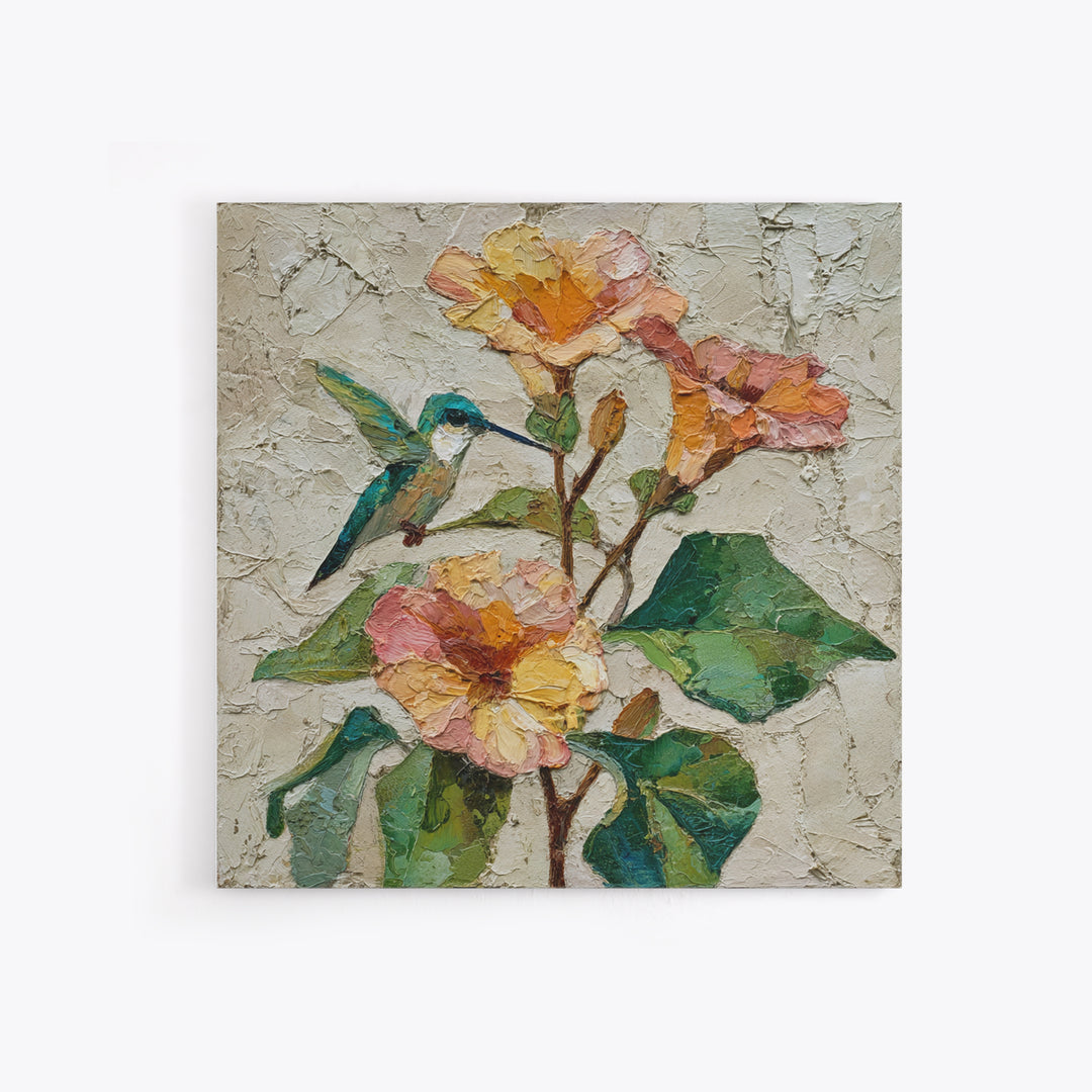 Tree of Life Framed Canvas Print, Nature Art, Mountain Art, Living Room Decor, Oil Painting, Nature, Minimalist Decor, NAT-1x1-63