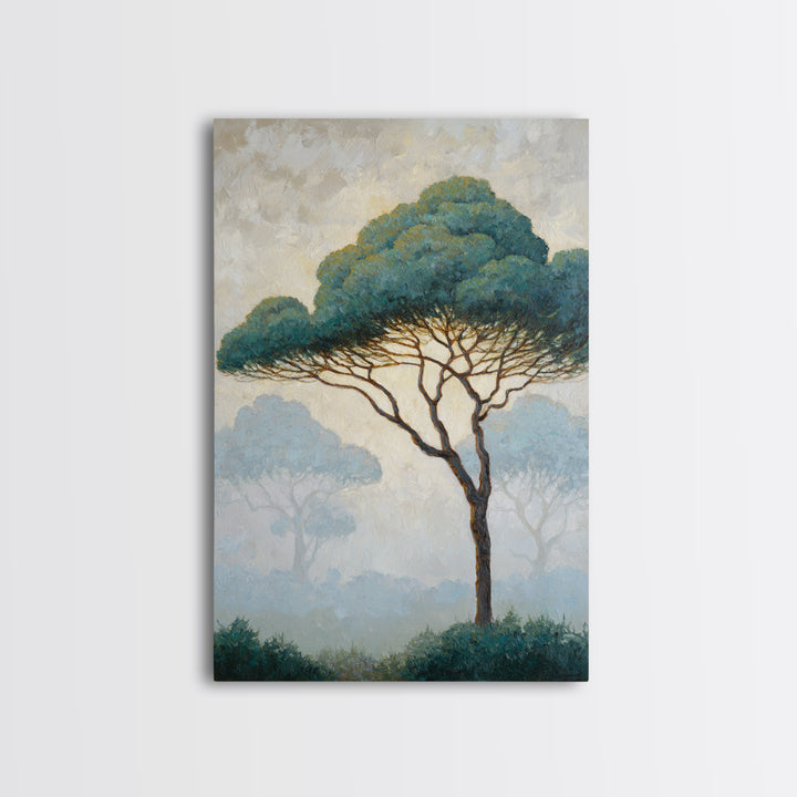 Tree of Life Framed Canvas Print, Nature Art, Wall Art, Living Room Decor, Fine Art, Nature, Wood Wall Art, Abstract Wall Art, NAT-2x3-47