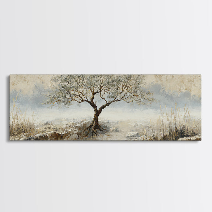 Tree of Life Canvas Print, Nature Art, Luxury Decor, Living Room Decor, Fine Art, Nature, Mushroom, Printable Wall Art, NAT-3x1-31