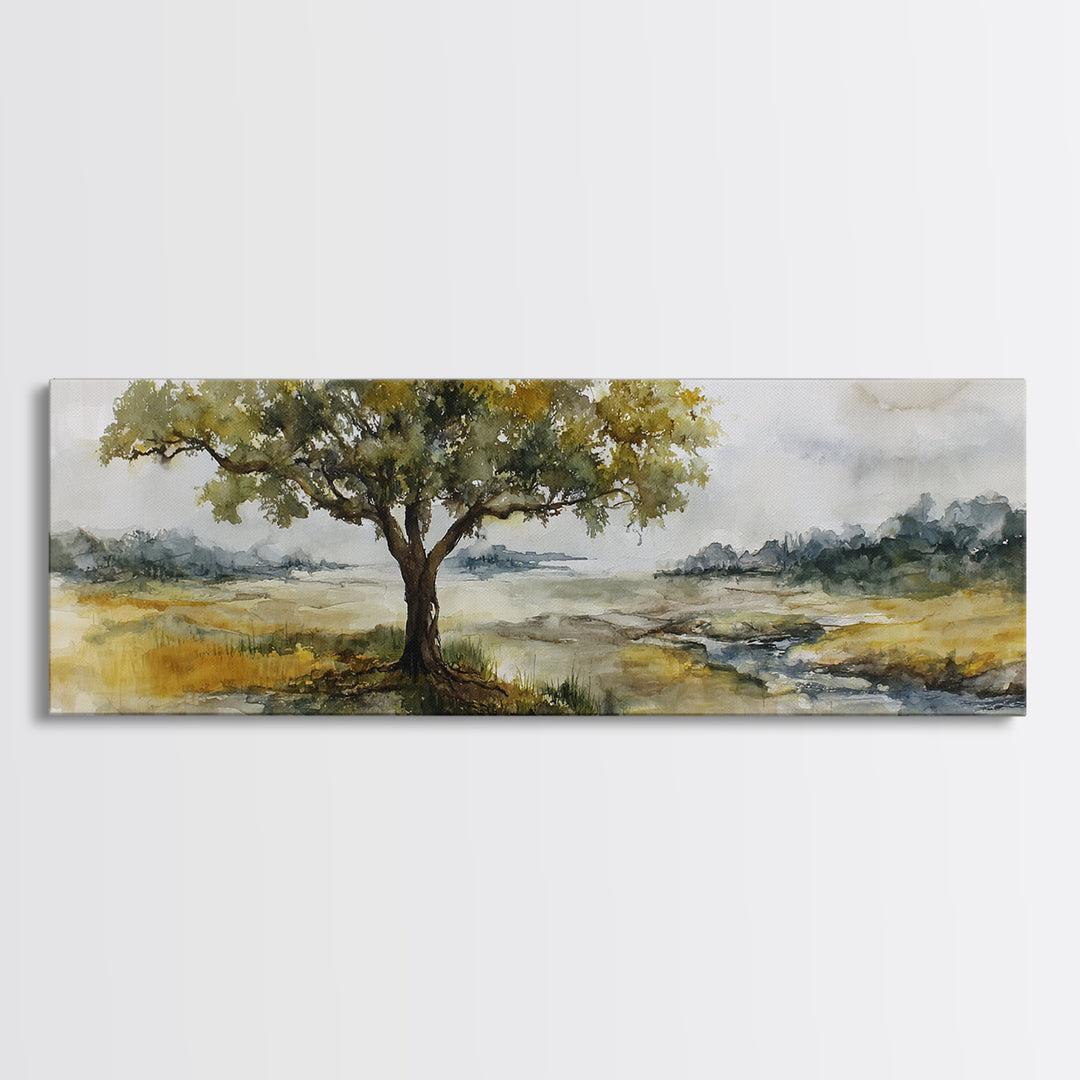Tree of Life Framed Canvas Print, Nature Art, Neutral Decor, Living Room Decor, Fine Art, Nature, Wall Art, Home Decor, NAT-3x1-7