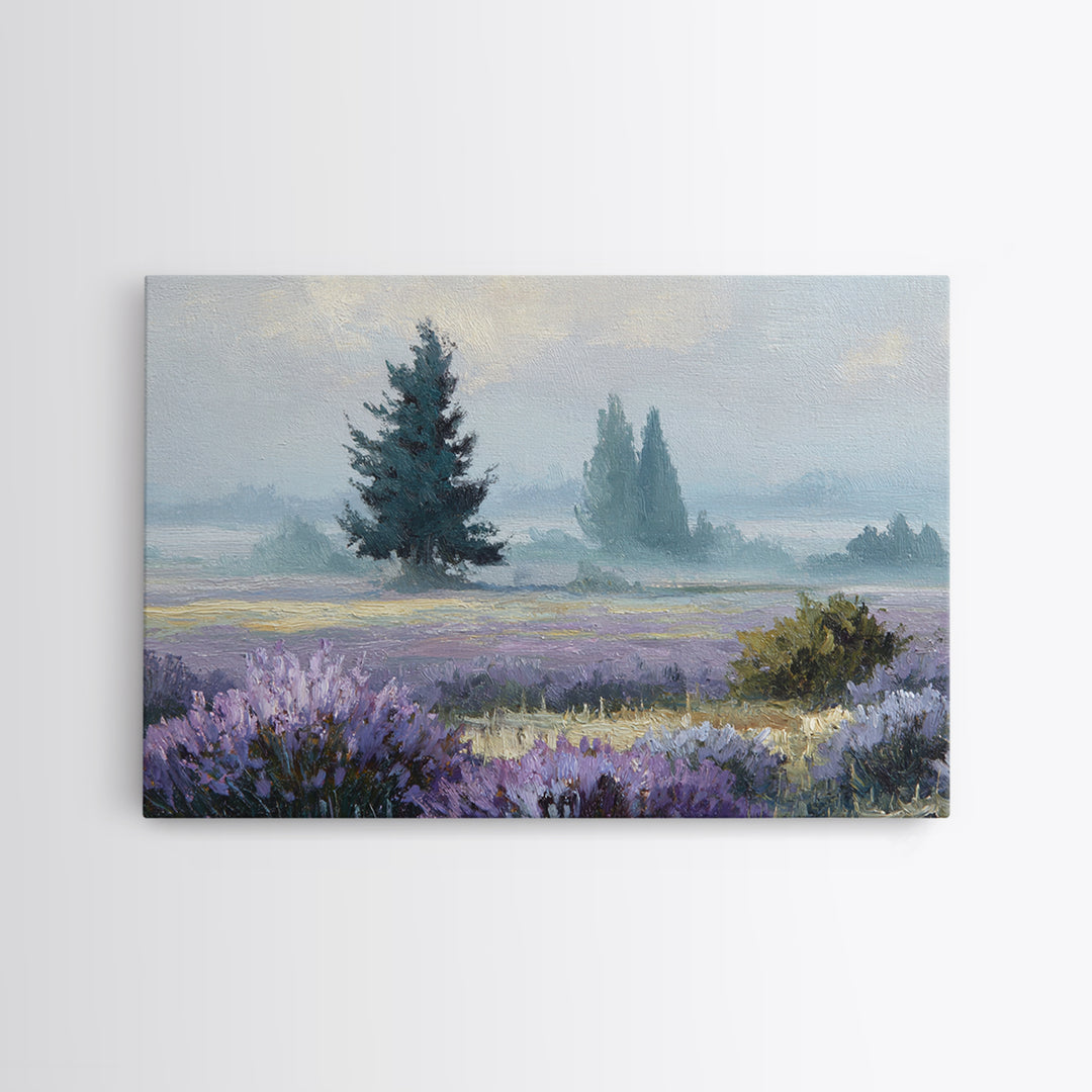 Bees Circling Lavender Blossoms Canvas Print, Nature Art, Living Room Decor, Fine Art, Nature, Ocean Art, Bird Wall Art, NAT-3x2-3