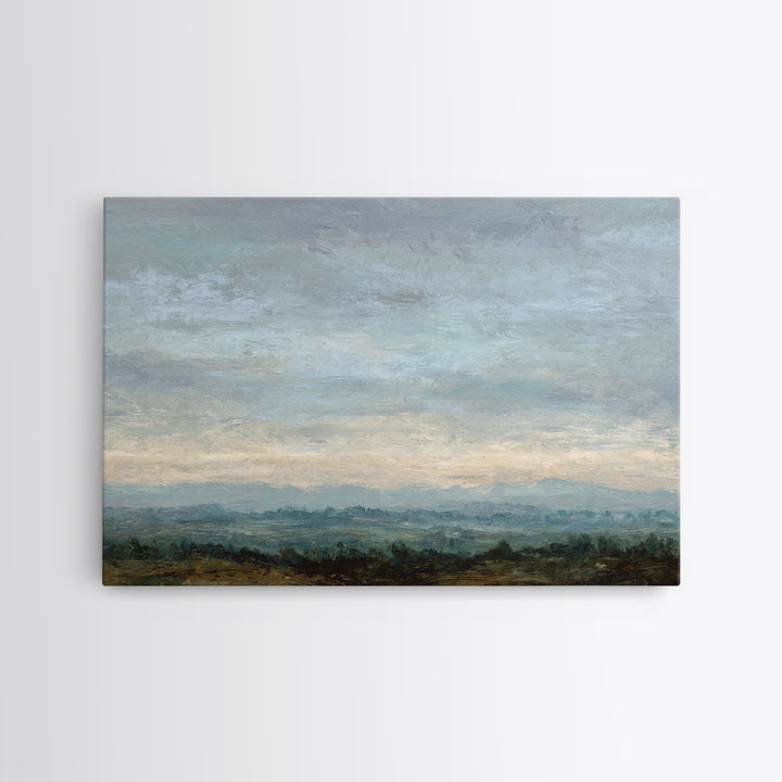 Storm Clouds over a Rolling Prairie Canvas Print, Nature Art, Living Room Decor, Fine Art, Nature, Ocean Art, Bird Wall Art, NAT-3x2-66