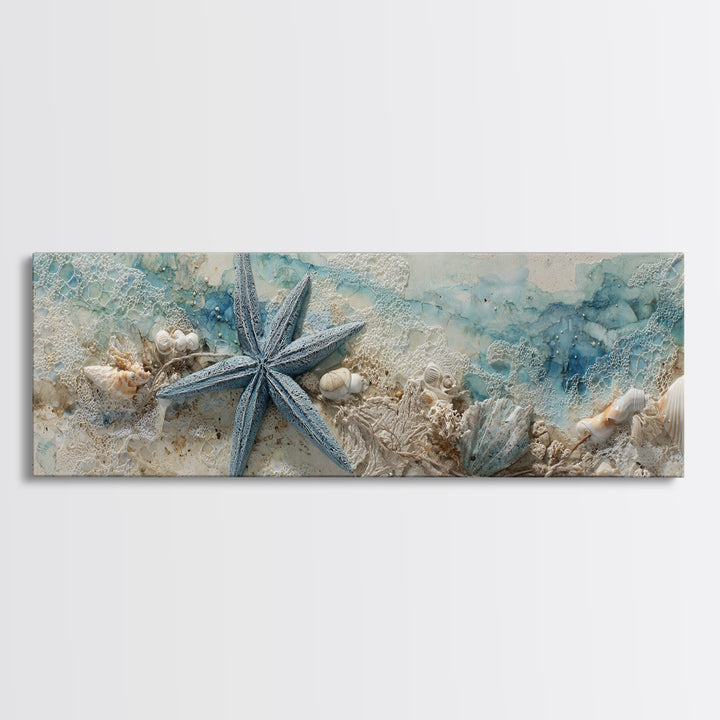 Nautical Star Compass Rose Canvas Print, Nautical Art, Printable, Coastal Decor, Harbor, Beach Decor, Downloadable Prints, NAU-3x1-78