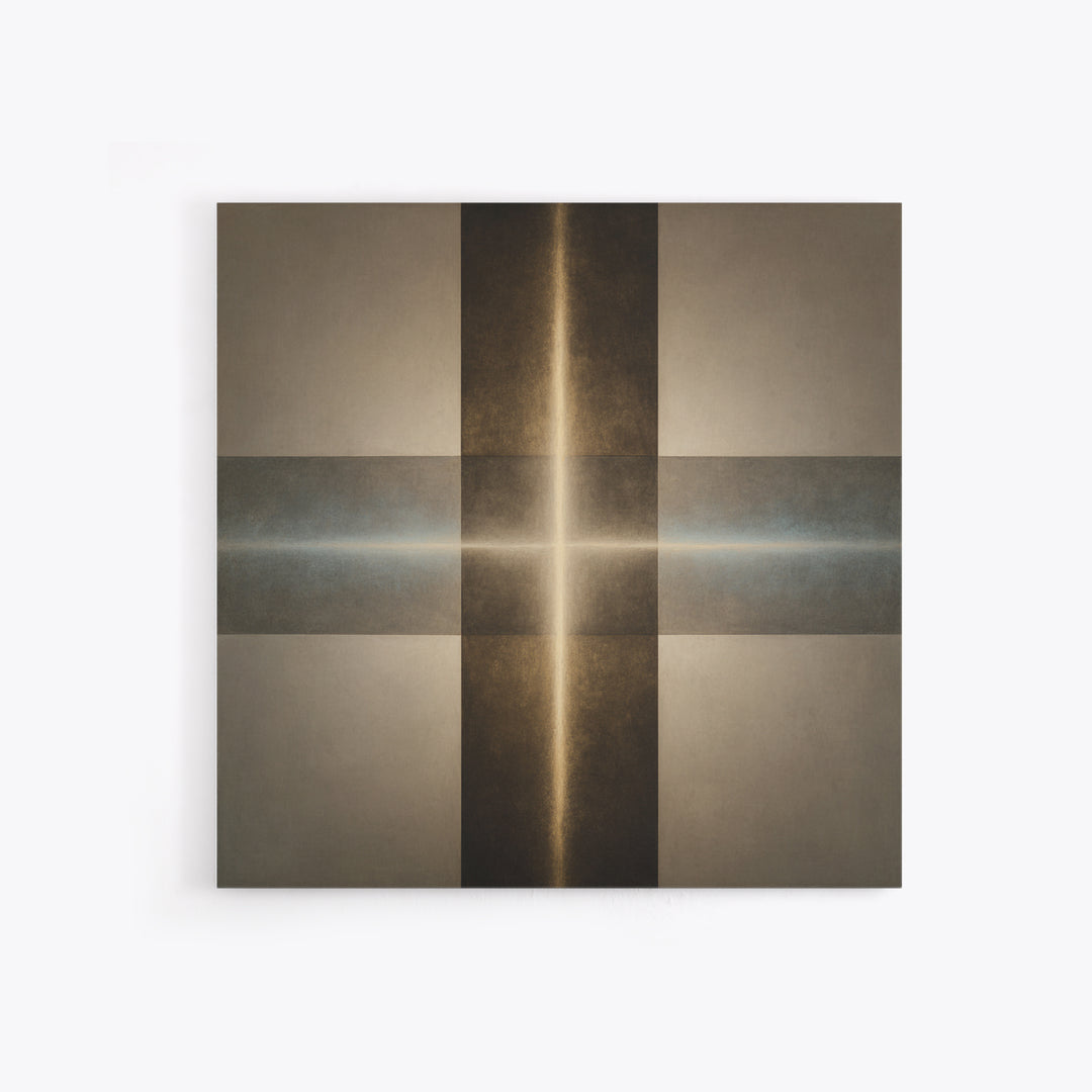 Abstract Light Beam Through Dark Shapes Canvas Print, Office Art, Printables, Office Decor, Abstract Art, Focus, OFF-1x1-23