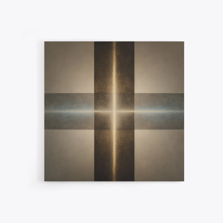 Abstract Light Beam Through Dark Shapes Canvas Print, Office Art, Printables, Office Decor, Abstract Art, Focus, OFF-1x1-23