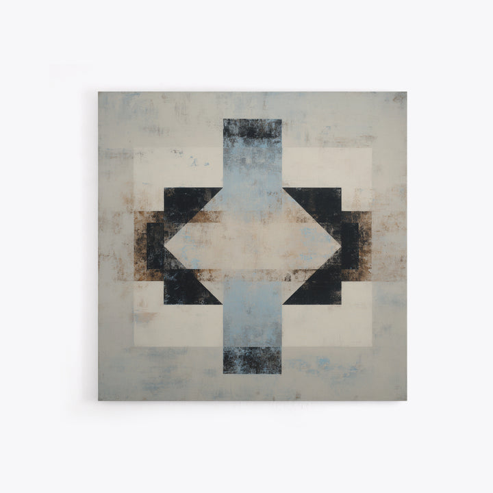 Subtle Motivational Symbol Using Arrows Without Text Framed Canvas Print, Office Art, Trendy Wall Art, Office Decor, Focus, OFF-1x1-63