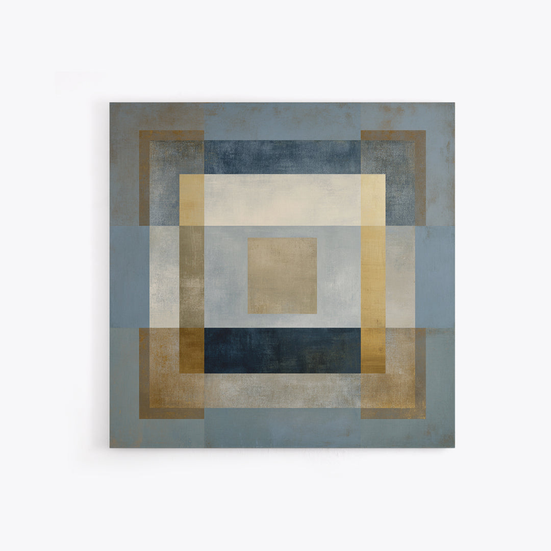 Clean Abstract Geometry Framed Canvas Print, Office Art, Art Print, Office Decor, Abstract Art, Focus, Printable, OFF-1x1-73