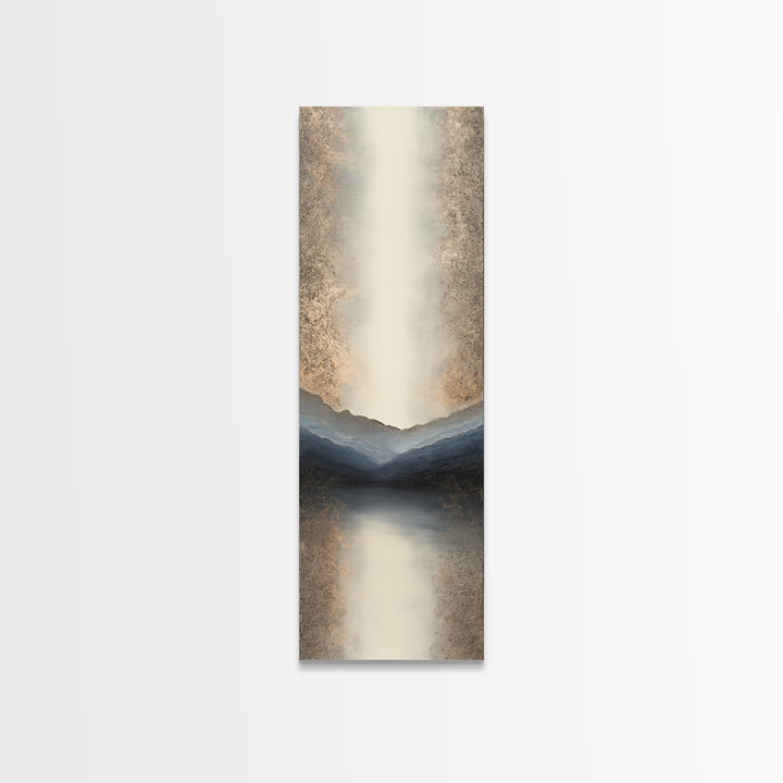 Minimal Mountain Sunrise for Focus Canvas Print, Office Art, Canvas Print, Office Decor, Fine Art, Focus, Art Print, Room Decor, OFF-1x3-14