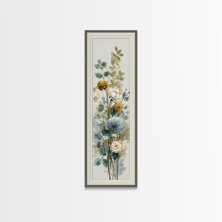 Modern Botanical Print Canvas Print, Office Art, Decor, Office Decor, Oil Painting, Focus, Wall Prints, Ai Art, Digital Print, OFF-1x3-40