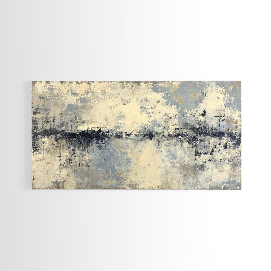 City Map Abstract Framed Canvas Print, Office Art, Fine Art Print, Office Decor, Abstract Art, Focus, Poster, Wall Decor, OFF-2x1-16