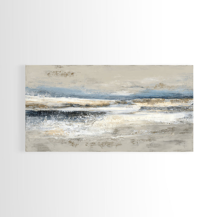 Balanced Stone Composition Framed Canvas Print, Office Art, Statement Artwork, Office Decor, Fine Art, Focus, Wall Decor, OFF-2x1-20