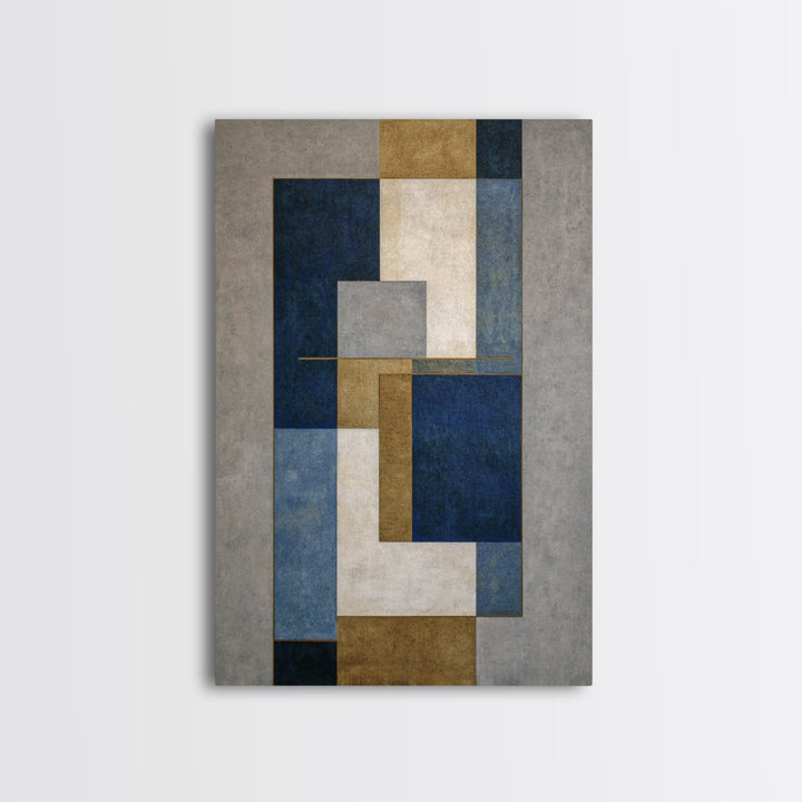 Clean Abstract Geometry Canvas Print, Office Art, Art Deco, Office Decor, Focus, Bedroom Wall Art, Downloadable Prints, OFF-2x3-57