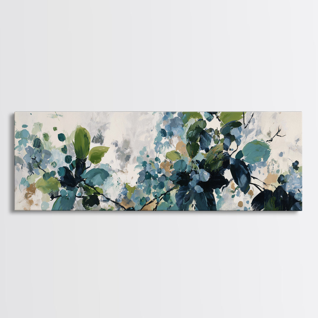 Modern Botanical Print Canvas Print, Office Art, Canvas Print, Office Decor, Oil Painting, Focus, Art Print, Room Decor, OFF-3x1-20