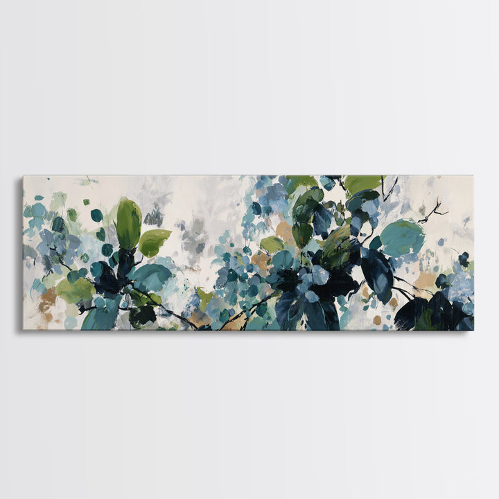 Modern Botanical Print Canvas Print, Office Art, Canvas Print, Office Decor, Oil Painting, Focus, Art Print, Room Decor, OFF-3x1-20