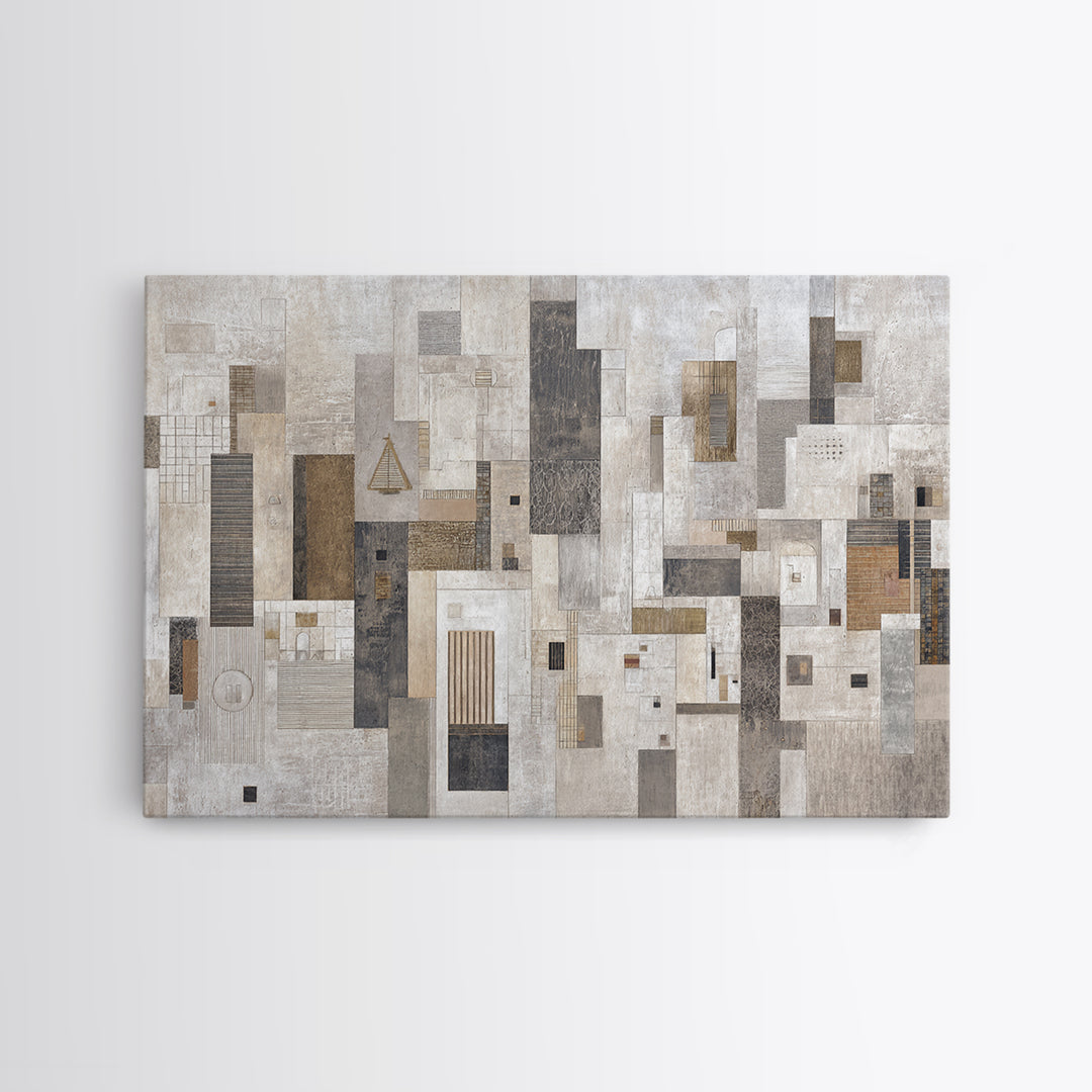 Large Neutral Texture Art for Professional Setting Canvas Print, Office Art, Office Wall Art, Office Decor, Fine Art, Focus, OFF-3x2-49