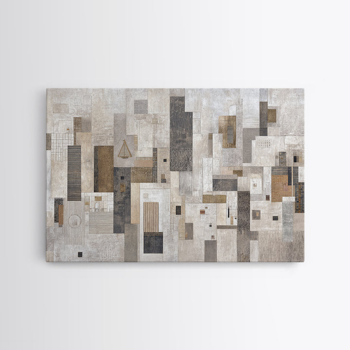 Large Neutral Texture Art for Professional Setting Canvas Print, Office Art, Office Wall Art, Office Decor, Fine Art, Focus, OFF-3x2-49
