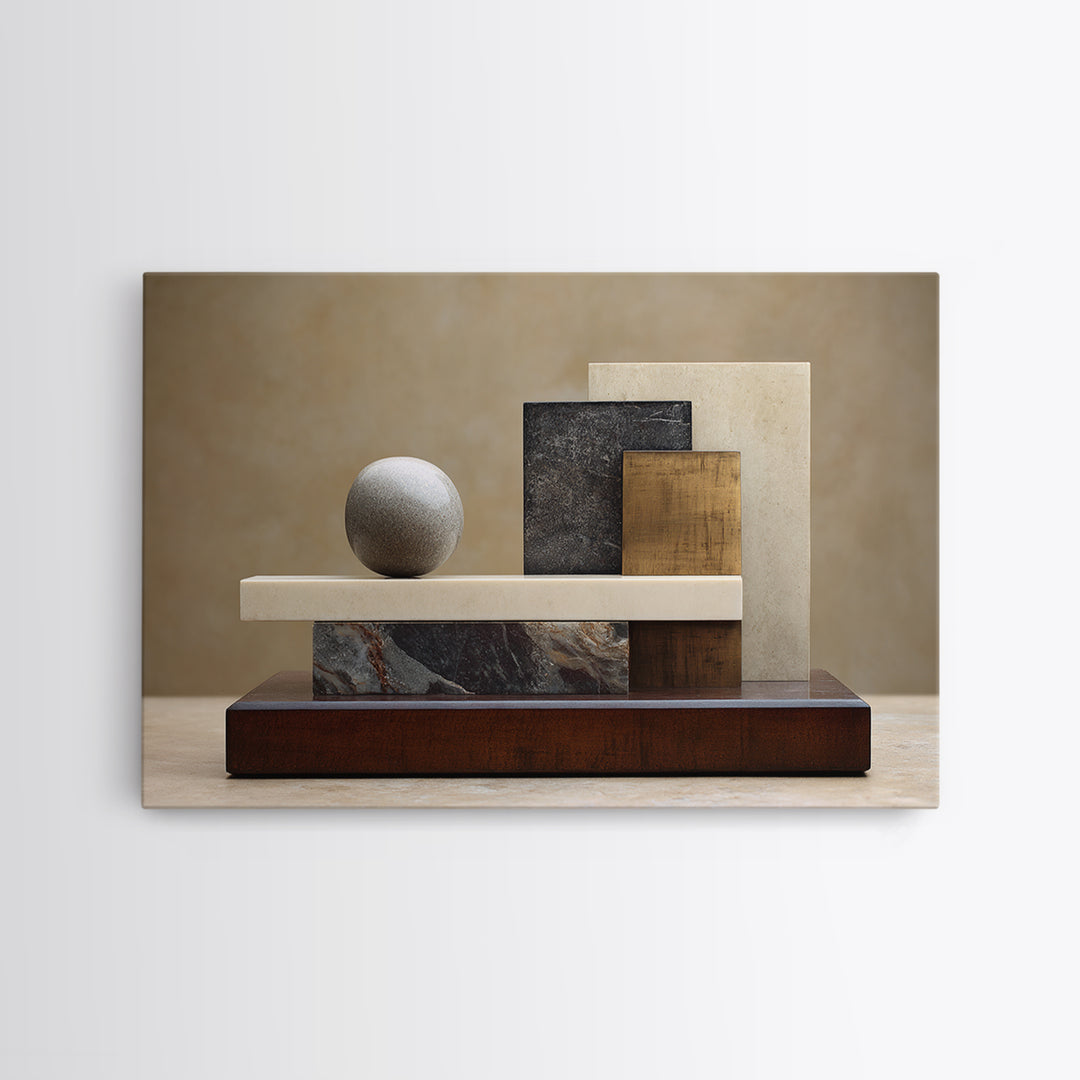 Balanced Stone Composition Canvas Print, Office Art, Wall Prints, Office Decor, Abstract Art, Focus, Cubicle Decor, OFF-3x2-52