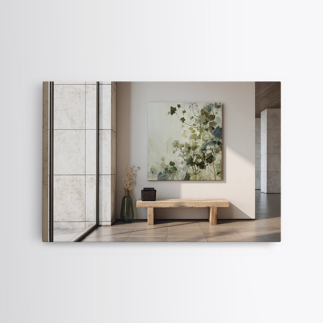 Modern Botanical Print Framed Canvas Print, Office Art, Large Wall Art, Office Decor, Fine Art, Focus, Office Wall Art, OFF-3x2-8