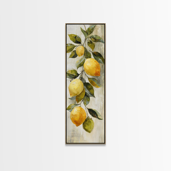 Outdoor Citrus Still Life Canvas Print, Patio Art, Beach House Decor, Patio Decor, Outdoor, Modern Decor, Fine Art Print, PAT-1x3-89